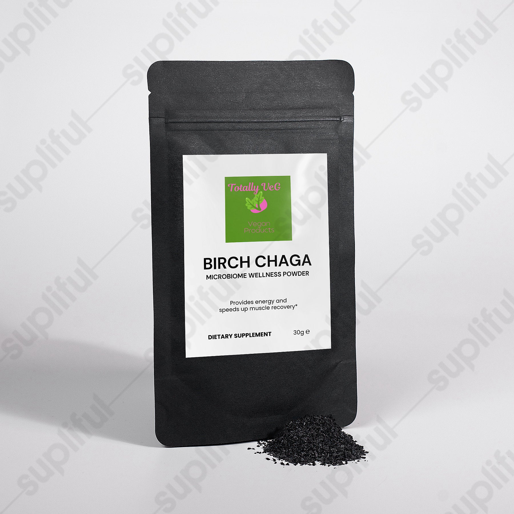 Birch Chaga Microbiome Wellness Powder - TotallyVeG