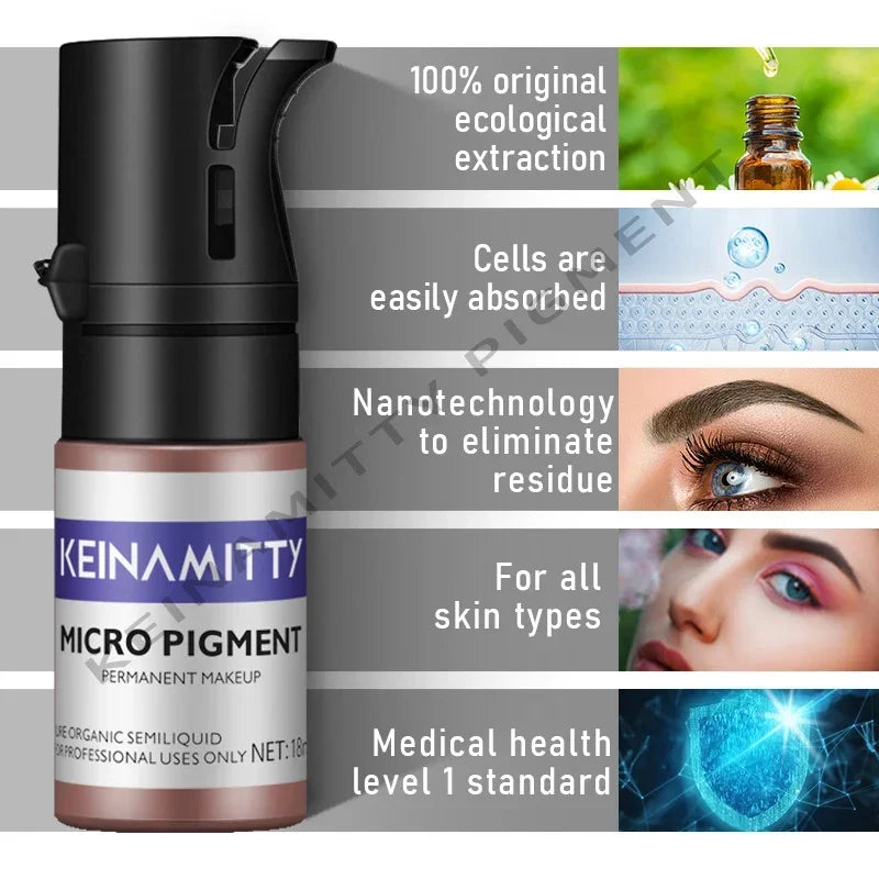 Lip Tint Tattoo Pigment  Ink 18ml For Microblading Colour Permanent Makeup Eyebrow Microblading Vegan Pigments SPMU Pmu Supplies - TotallyVeG